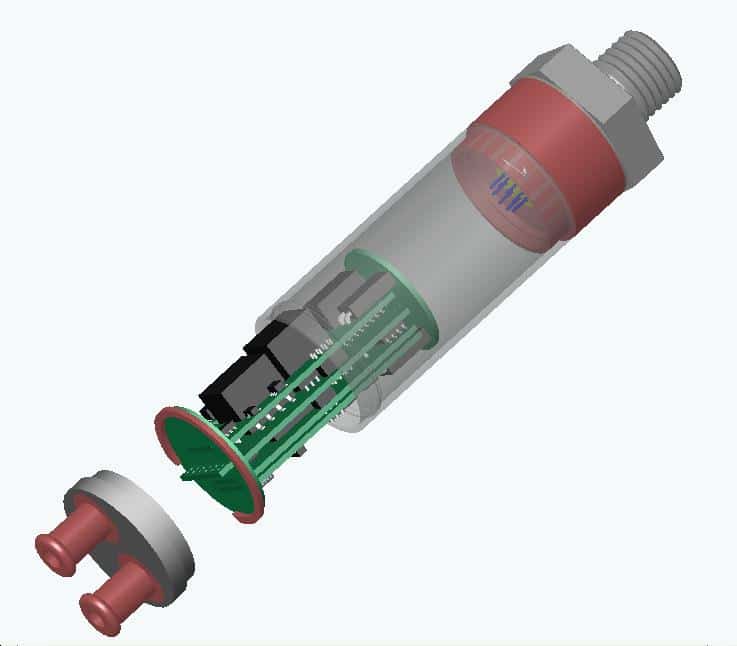 Design of pressure sensor using 3D CAD